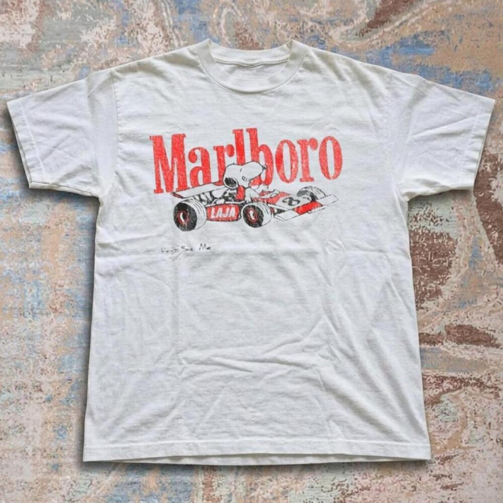 Marlboro Snoopy White Tee